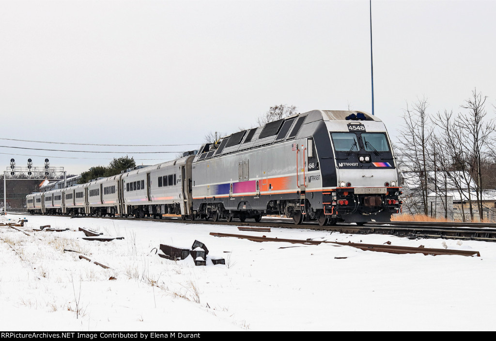 NJT 4548 on train 1111